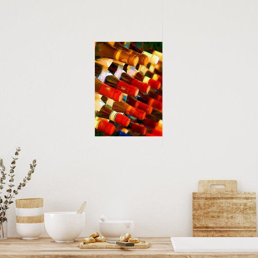 赤または白 ポスター (キッチン)