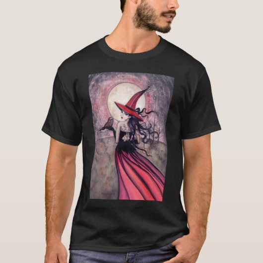赤まだらフクロウTシャツに注意 Tシャツ (正面)