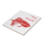 「赤まるか」のぼりマスのフライ・タイル。 タイル (側面)