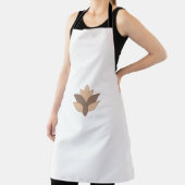 赤みがかったオレンジ、オレンジ色 エプロン (インサイチュ)