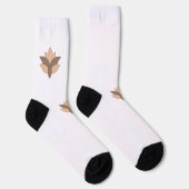 赤みがかったオレンジ、オレンジ色 ソックス (右)