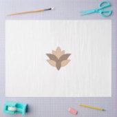 赤みがかったオレンジ、オレンジ色 薄葉紙 (クラフト)