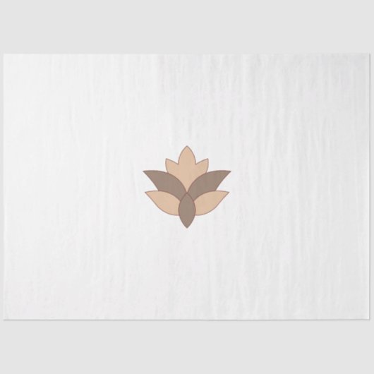 赤みがかったオレンジ、オレンジ色 薄葉紙 (正面)