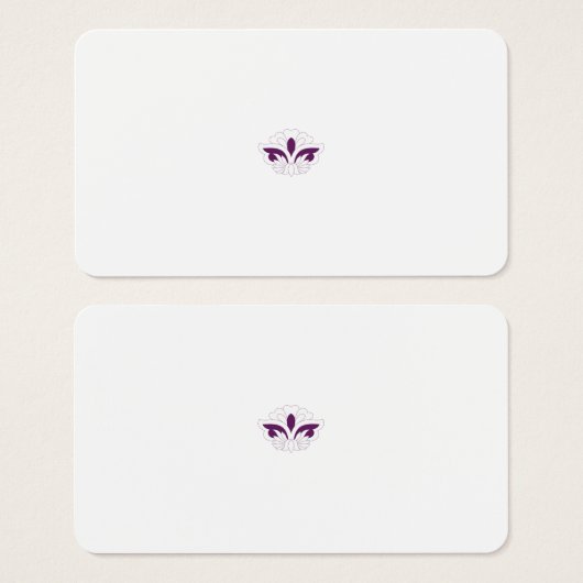 赤みがかったマゼンタの装飾 (正面&裏面)