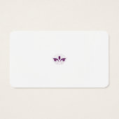 赤みがかったマゼンタの装飾 (裏面)