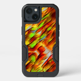 赤みがかった色の黄色の染み、熱い色