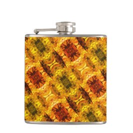 赤みを帯びた黄色の破片とシェイプの生成 フラスク