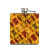 赤みを帯びた黄色の破片とシェイプの生成 フラスク (裏面)