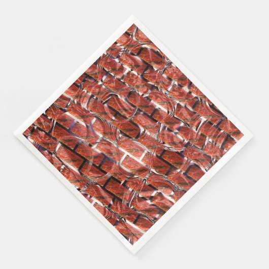 赤みを帯びた、グリッドまたはレンガ効果の泡メタリック (コーナー)