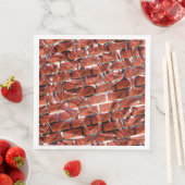 赤みを帯びた、グリッドまたはレンガ効果の泡メタリック (インサイチュ)