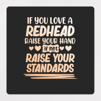 赤もし髪の可愛い女の子が大好き ラベル