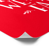 赤やる気を起こさせるライフ引用文書道ポスター ポスター (角)