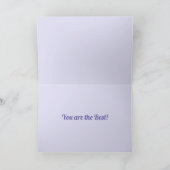 赤ゆりサンキューワートレカラーフラワーフローラカード カード (内部)