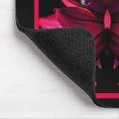 赤ゆり花抽象芸術 パーソナライズされた マウスパッド (コーナー)