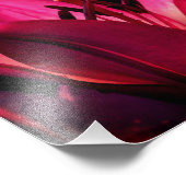 赤ゆり花閉じる8x10 フォトプリント            (角)