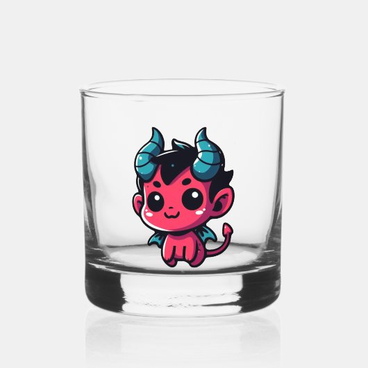 赤よくはしゃぐ悪魔 – 漫画,キャラクター,赤,河合 ウイスキーグラス (裏面)