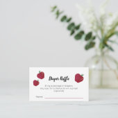 赤りんごおむつラッフル エンクロージャーカード (スタンド正面)