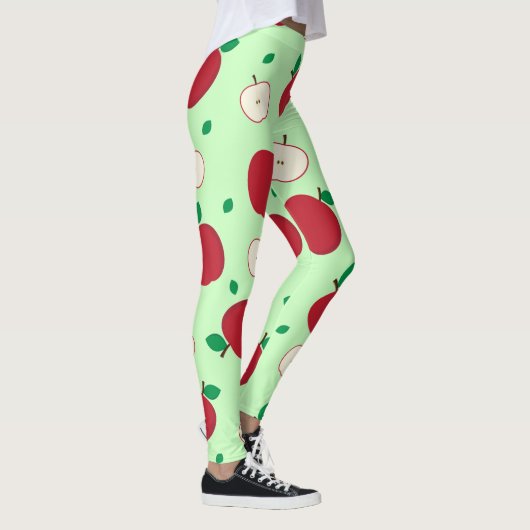 赤りんごと半生りんごレギンス レギンス (右)