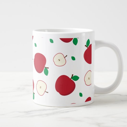 赤りんごと半生りんご ジャンボコーヒーマグカップ (右)