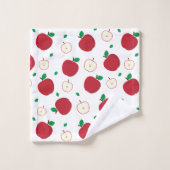 赤りんごと半生りんご バスタオルセット (ウォッシュタオル)