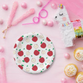 赤りんごと半生りんご ペーパープレート (パーティー)