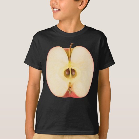 赤りんごの半分 Tシャツ (正面)