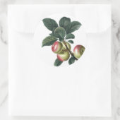 赤りんごの枝 ラウンドシール (バッグ)