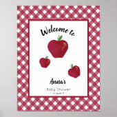 赤りんごの赤ちゃんシャワーへようこそ ポスター (正面)