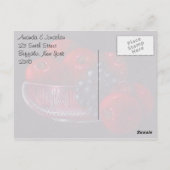 赤りんごはまだライフオイル塗装ありがとう ポストカード (裏面)