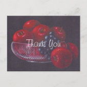 赤りんごはまだライフオイル塗装ありがとう ポストカード (正面)