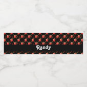 赤りんごを黒にする ペットボトルラベル (シングルラベル)