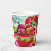 赤りんごバラライフは良い紙カップ