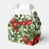 赤りんごモダン果実 |結婚式の引き出物ボックス フェイバーボックス (裏面サイド)