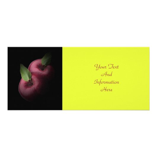 赤りんごラックカード ラックカード (正面)