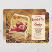 赤りんご入り招待状 招待状 (正面/裏面)