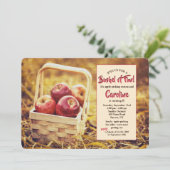 赤りんご入り招待状 招待状 (スタンド正面)