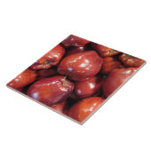 赤りんご大(6" X 6")セラミック写真タイル タイル (側面)
