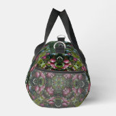 赤りんご抽象芸術パタパーソナライズされたーン ダッフルバッグ (右)