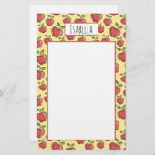 赤りんご文房具 便箋 (正面/裏面)