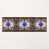 赤りんご木の写真絵画の抽象芸術 ヨガマット (正面(横))