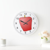 赤りんご果実 ラージ壁時計 (ホーム)