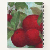 赤りんご油絵オン・グリーン ノートブック (裏面)