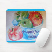 赤りんご私の先生マットパッドのためのリンゴ マウスパッド (マウス)