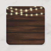 赤りんご素朴フローラ赤ちゃんシャワー エンクロージャーカード (裏面)