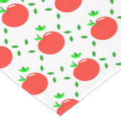 赤りんご葉と緑 ミディアムテーブルランナー (コーナー)