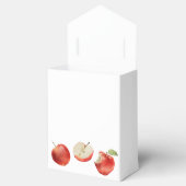 赤りんご赤ちゃんシャワーお願いボックス フェイバーボックス (オープン)