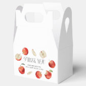 赤りんご赤ちゃんシャワー フェイバーボックス (オープン)