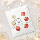 赤りんご赤素朴ちゃんシャワー フェイバーバッグ (クリップ留めされた状態)