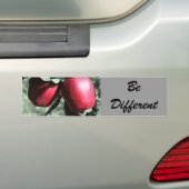 赤りんご違うバンパやる気を起こさせるステッカー バンパーステッカー (車上)