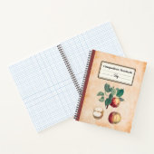 赤りんご離れの組成パーソナライズされた物 ノートブック (内部)